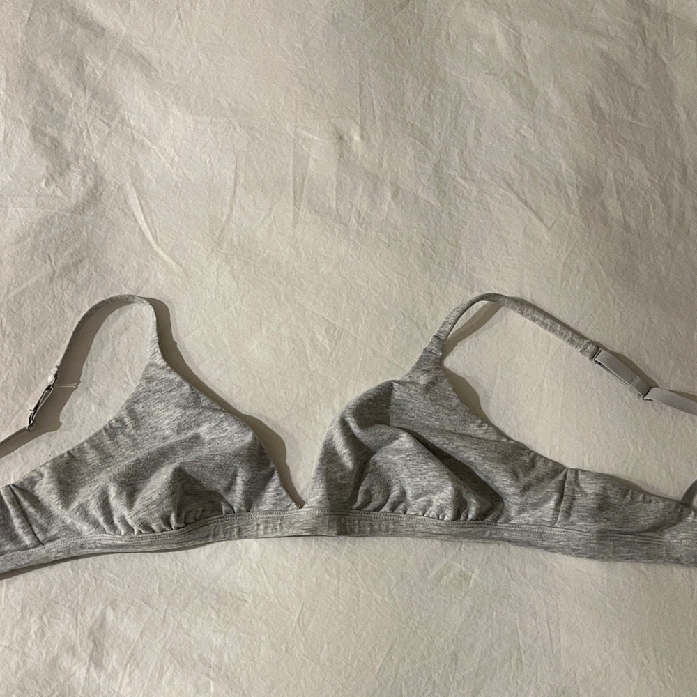 SKIMS Light Gray Triangle Bralette